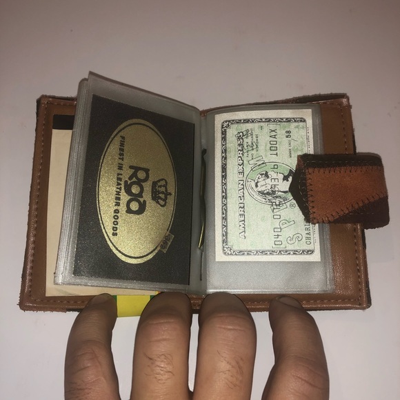 Vintage Suede cloth Wallet - Picture 5 of 5